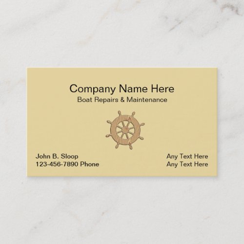 Simple Boating Business Cards