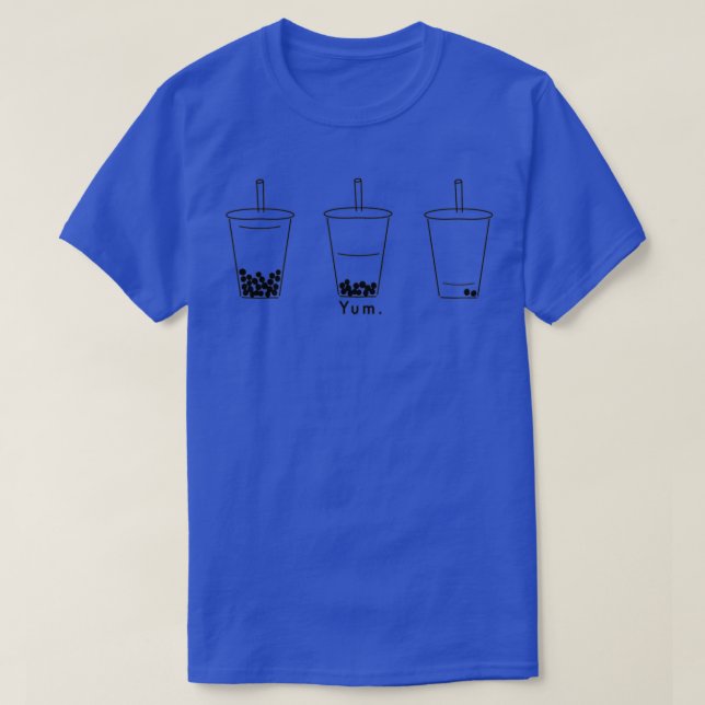 Simple Boba Design T-Shirt (Design Front)
