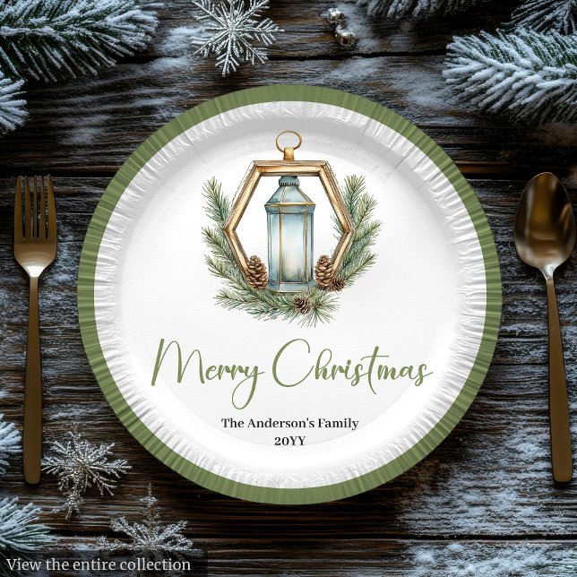 Simple Bohemian Christmas Lantern in Neutral Plate (Simple Bohemian Christmas Lantern in Neutral Plate

)