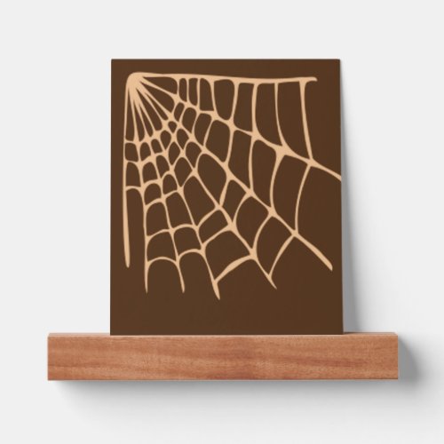 Simple Boho Beige Spider Web Picture Ledge