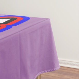 Simple Bold Best Cat Mom Ever Typography Tablecloth
