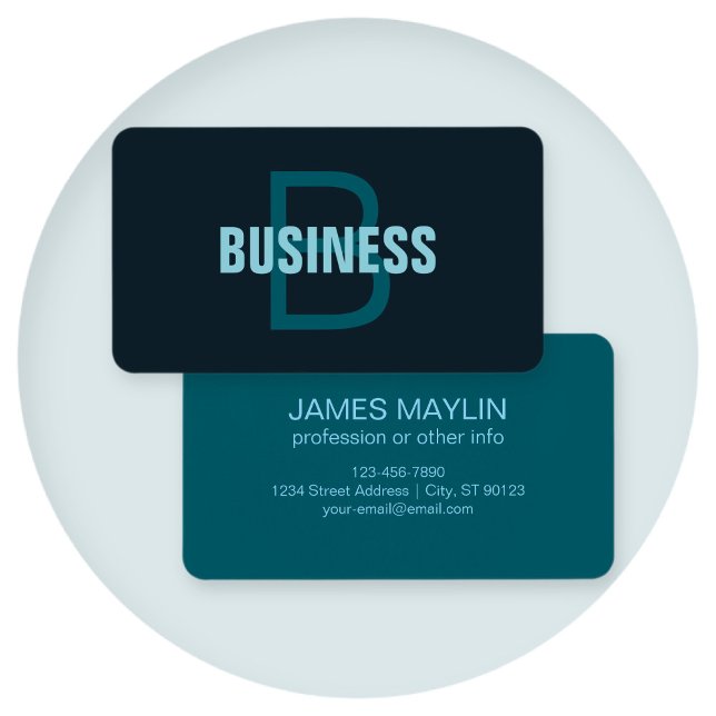 Simple Bold Customizable Monogrammed Name  (Creator Uploaded)