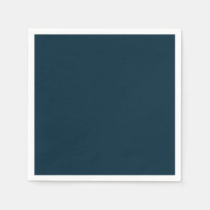 Simple Bold Dark Blue Party Napkins