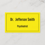 [ Thumbnail: Simple, Bold, Eye-Catching Psychiatrist Card ]