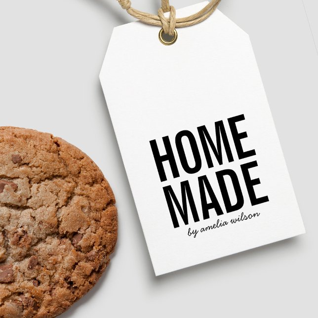 Simple Bold Personalize with Name Homemade Self-inking Stamp (Creator Uploaded)