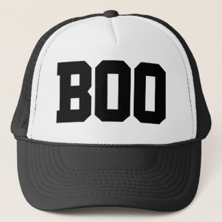 Simple “Boo” Halloween Trucker Hat 