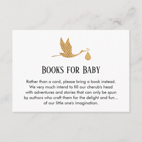 Simple Book Request w Preppy Stork Insert Cards