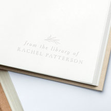 Simple Botanical From The Library Of Custom Name