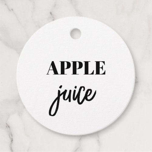 Simple Bottle Tags