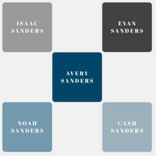 Simple Boys Cool Waterproof Clothing Name Labels