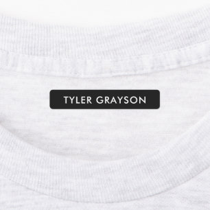 Simple Boys Name Kids' Labels