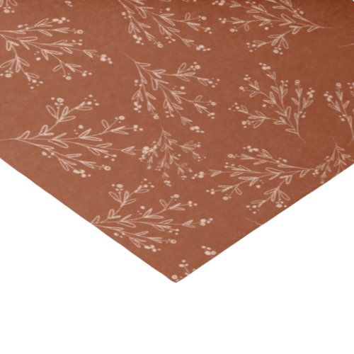 Simple Branches Fall Color Palette  Burnt Sienna Tissue Paper