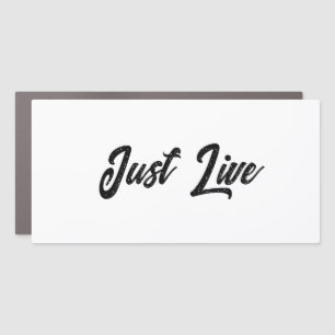 Simple Brand Promotion 12" X 24" Rectangle Rounded Car Magnet