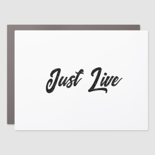 Simple Brand Promotion 18" X 24" Rectangle Rounded Car Magnet