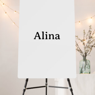 Simple Brand Promotion 24" x 36" Round Foam Board