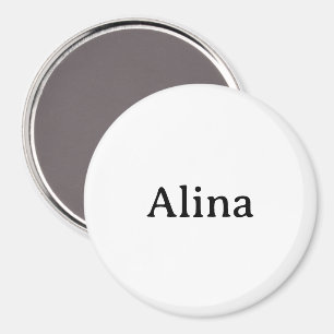 Simple Brand Promotion 3 Inch Circle Magnet