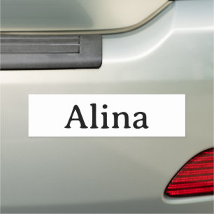 Simple Brand Promotion 3" X 11" Traditional Bumper Car Magnet