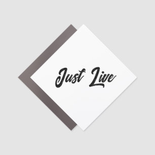 Simple Brand Promotion 3" x 3" Diamond Normal Car Magnet