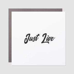 Simple Brand Promotion 3" x 3" Square Normal Car Magnet