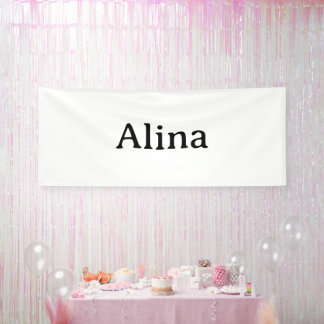 Simple Brand Promotion 4' x 10' Indoor Banner
