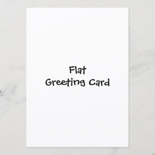 Simple Brand Promotion 5.5" x 7.5" Flat Greeting Card