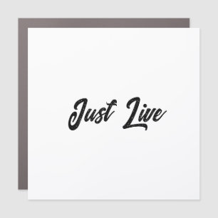 Simple Brand Promotion 5" x 5" Square Normal Car Magnet