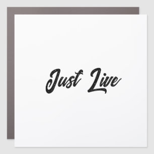Simple Brand Promotion 7" x 7" Square Normal Car Magnet