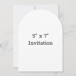 Simple Brand Promotion Arch 5" x 7" Invitation