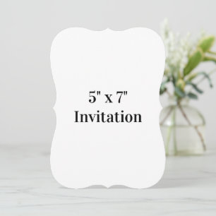 Simple Brand Promotion Bracket 5" x 7"  Invitation
