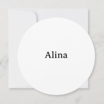Simple Brand Promotion Circle 5.25" x 5.25"