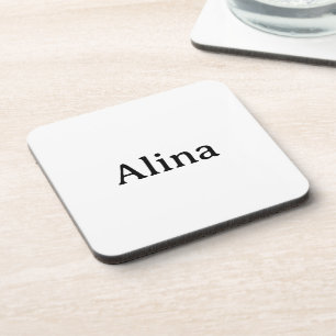 Simple Brand Promotion Hard plastic Beverage Coaster