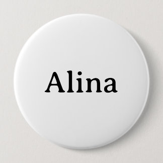Simple Brand Promotion Huge 4" Round Button