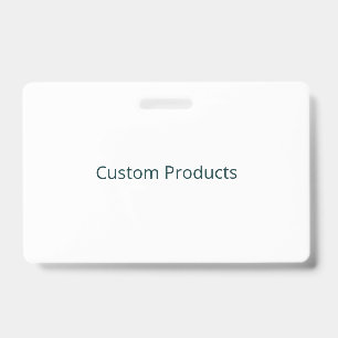Simple Brand Promotion Landscape PVC Plastic Badge