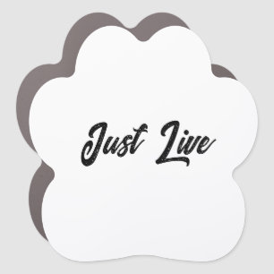 Simple Brand Promotion Paw Car Magnet