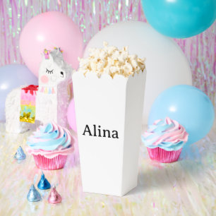 Simple Brand Promotion Popcorn 3.75"x3.5"x7.5" Favor Boxes