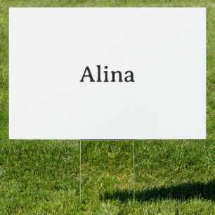 Simple Brand Promotion Rectangle 24" x 36" Sign