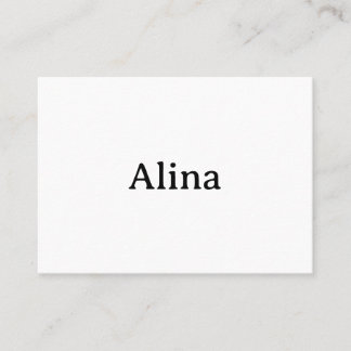 Simple Brand Promotion Squared 3.5"x2.5" Flat Place Card