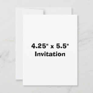 Simple Brand Promotion Squared 4.25" x 5.5" Invitation