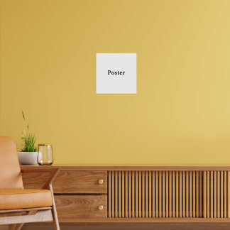 Simple Brand Promotion Standard Semi-Gloss 12"x12" Poster