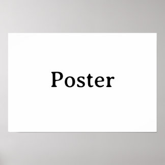 Simple Brand Promotion Standard Semi-Gloss 18"x12" Poster