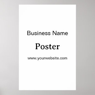 Simple Brand Promotion Standard Semi-Gloss 24"x36" Poster