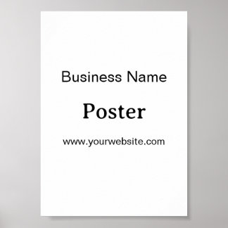 Simple Brand Promotion Standard Semi-Gloss 5" x 7" Poster