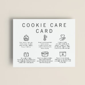 Simple Brand Ready Bakery Cookie Care Card