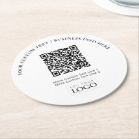 Simple Branded Business Logo QR Code Promotional