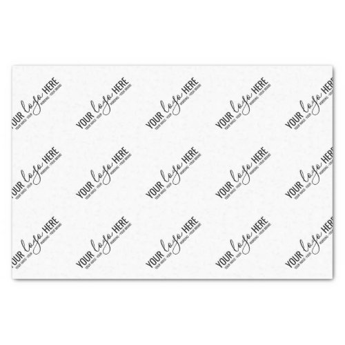 Simple Branded Logo Business Company Packaging Tissue Paper