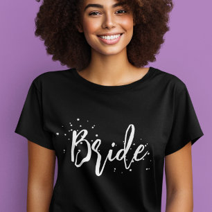 Simple Bride to Be Calligraphy Script T-Shirt