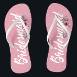 Simple Bridesmaid Wedding Calligraphy | Flip Flops<br><div class="desc">For further customization, please click the "Customize" button and use our design tool to modify this template. If the options are available, you may change text and image by simply clicking on "Edit/Remove Text or Image Here" and add your own. If you wish to have this design added to a...</div>