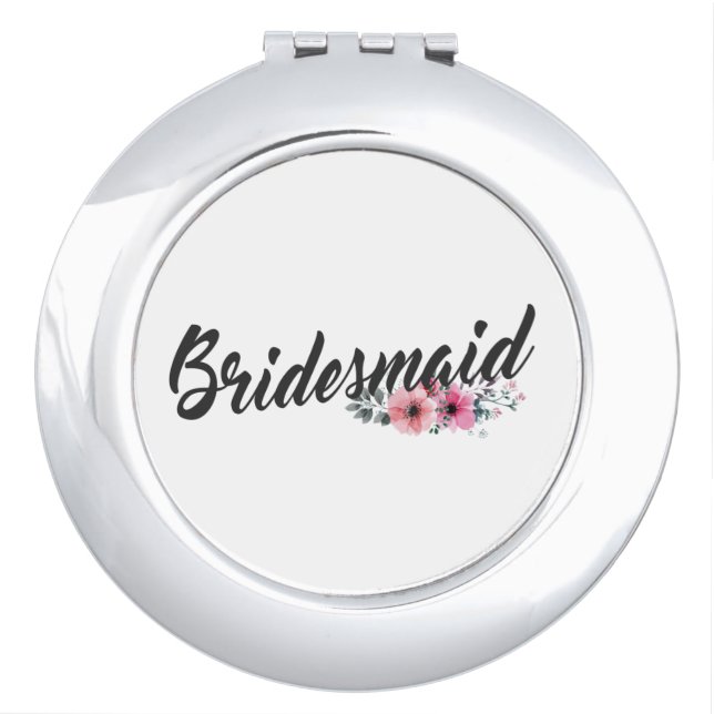 Simple Bridesmaid Wedding Calligraphy | Mirror (Front)