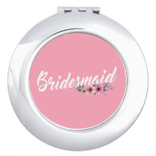 Simple Bridesmaid Wedding Calligraphy   Mirror