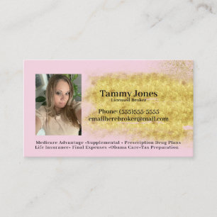 Simple Broker Health Tax Business Cards